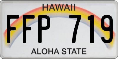 HI license plate FFP719