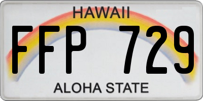 HI license plate FFP729