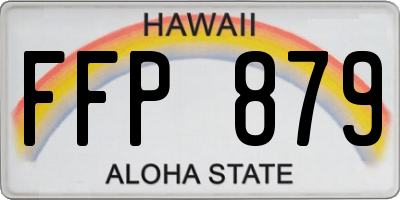 HI license plate FFP879