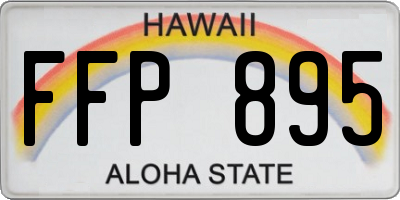 HI license plate FFP895