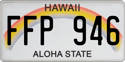 HI license plate FFP946