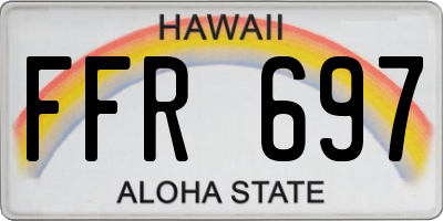 HI license plate FFR697