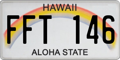 HI license plate FFT146