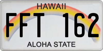 HI license plate FFT162