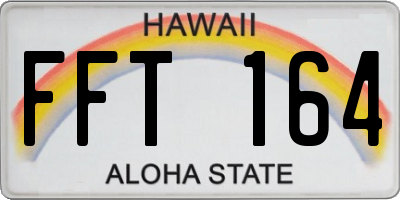 HI license plate FFT164