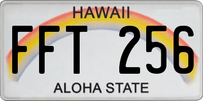 HI license plate FFT256