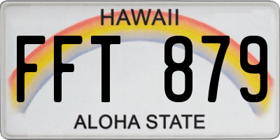 HI license plate FFT879