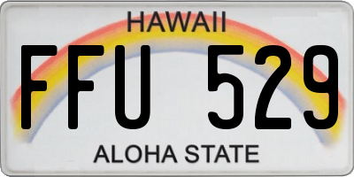 HI license plate FFU529