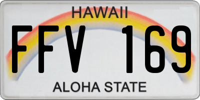 HI license plate FFV169