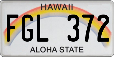 HI license plate FGL372