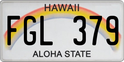 HI license plate FGL379