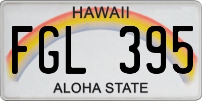 HI license plate FGL395