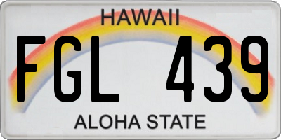 HI license plate FGL439
