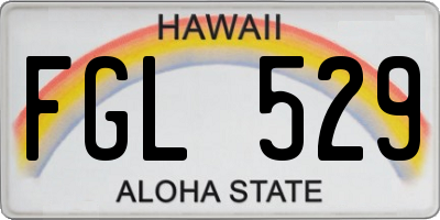 HI license plate FGL529