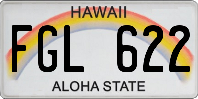 HI license plate FGL622