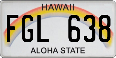 HI license plate FGL638