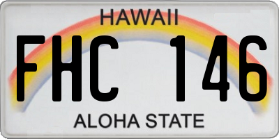 HI license plate FHC146