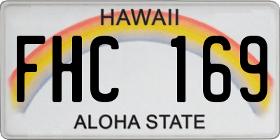 HI license plate FHC169