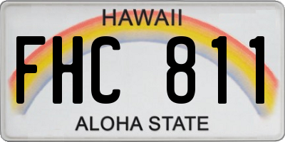 HI license plate FHC811