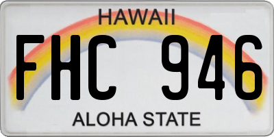 HI license plate FHC946