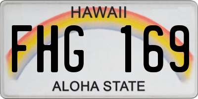 HI license plate FHG169