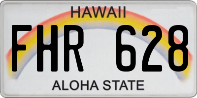 HI license plate FHR628