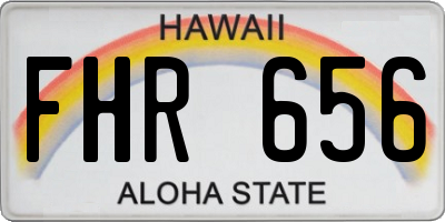 HI license plate FHR656