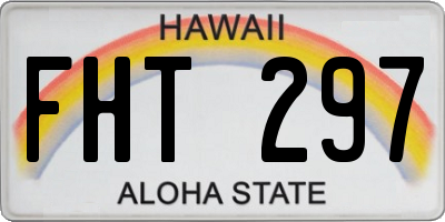 HI license plate FHT297