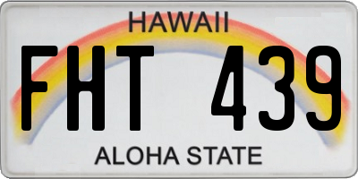 HI license plate FHT439