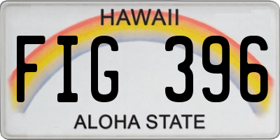HI license plate FIG396
