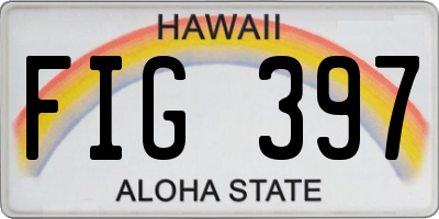 HI license plate FIG397