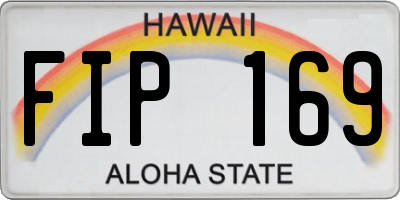 HI license plate FIP169