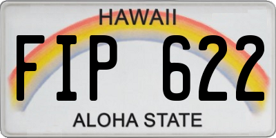 HI license plate FIP622