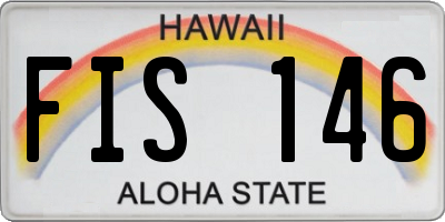 HI license plate FIS146
