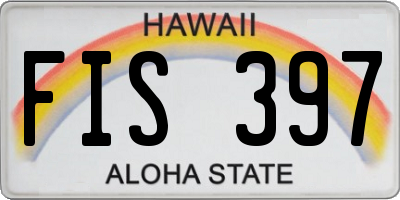 HI license plate FIS397