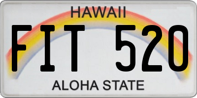 HI license plate FIT520
