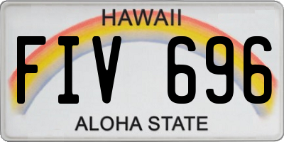 HI license plate FIV696