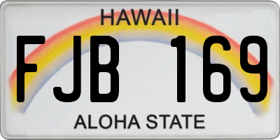 HI license plate FJB169