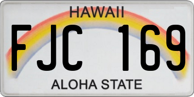 HI license plate FJC169