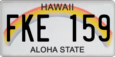 HI license plate FKE159