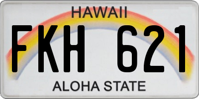 HI license plate FKH621