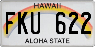 HI license plate FKU622