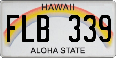 HI license plate FLB339