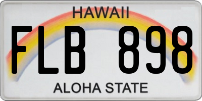 HI license plate FLB898