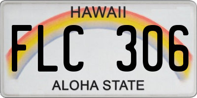 HI license plate FLC306