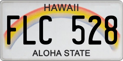 HI license plate FLC528