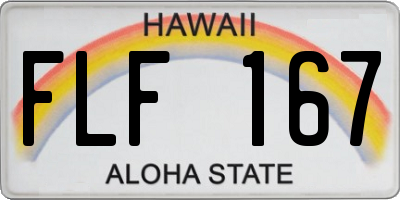 HI license plate FLF167