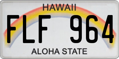 HI license plate FLF964