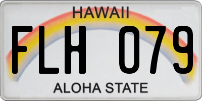 HI license plate FLH079