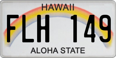 HI license plate FLH149